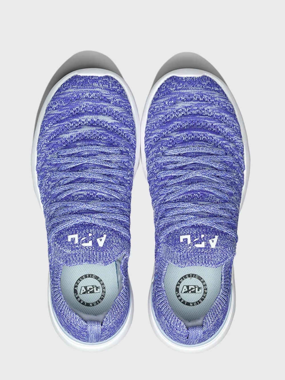 APL Womens Techloom Blue Knit Slip-On Sneakers Size 8.5
